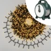 Catena Nastro di Luce con avvolgitore, 35 m, 1750 led bianco caldo, cavo verde
