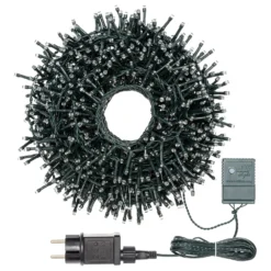 Catena Nastro di Luce 20,5 m, 1000 led bianco caldo