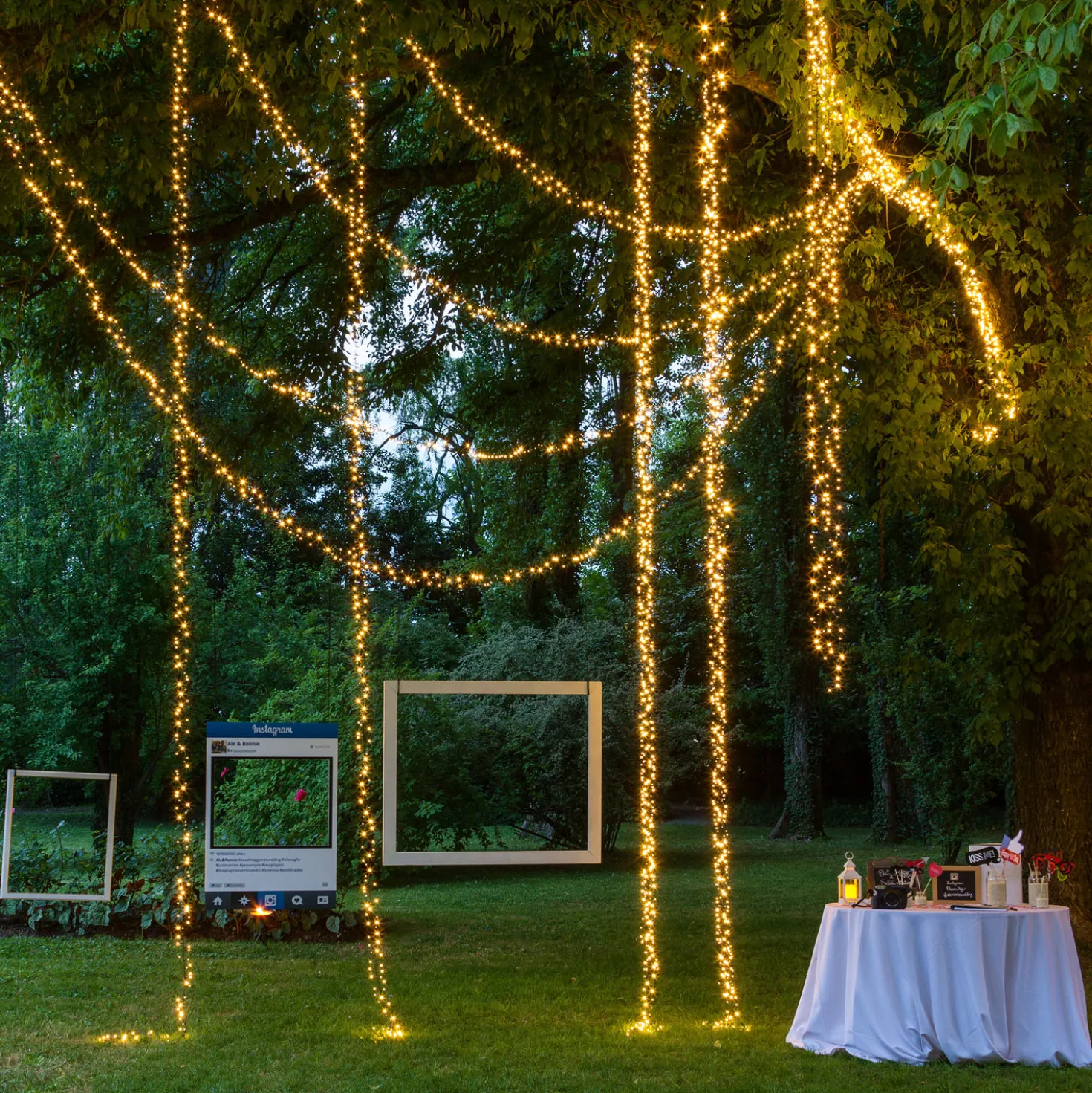 Catena Nastro di Luce 9,1 m, 432 led bianco caldo