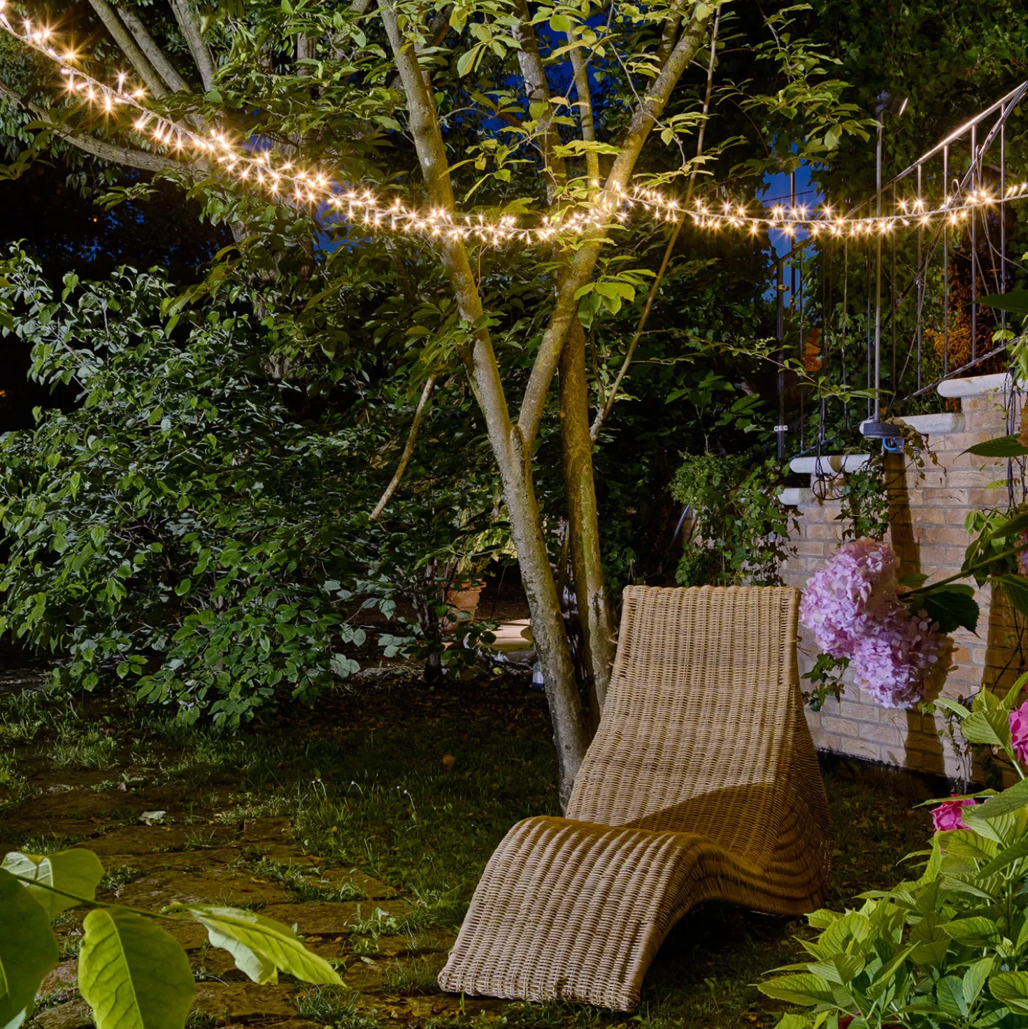 Catena Nastro di Luce 30,5 m, 1500 led bianco caldo