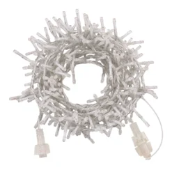 Catena Nastro di luci Connect+ 5 m, 250 led bianco caldo, cavo trasparente, prolungabile