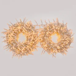 Catena Nastro di luci Connect+ 25 m, 1250 led bianco caldo, cavo trasparente, prolungabile
