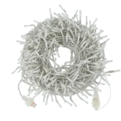 Catena Nastro di luci Connect+ 12 m, 600 led bianco caldo, cavo trasparente, prolungabile