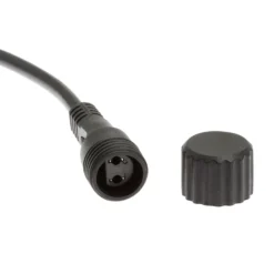 Catena Party 5 m, 10 lampadine goccia in vetro Ø 60 mm, led bianco caldo, prolungabile