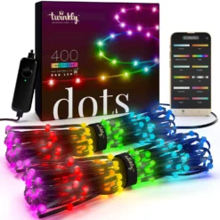 Catena Twinkly Dots, 20 metri, 400 RGB led