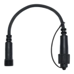 Cavo adattatore nero PML, Entrata (Maschio) IP44, Uscita (Femmina) IP67