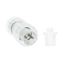 Cavo adattatore rigido trasparente PML, Entrata (Maschio) IP67, Uscita (Femmina) IP44