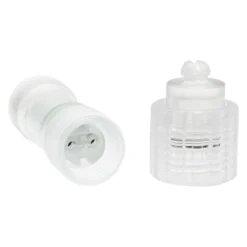 Cavo adattatore rigido trasparente PML, Entrata (Maschio) IP44, Uscita (Femmina) IP67