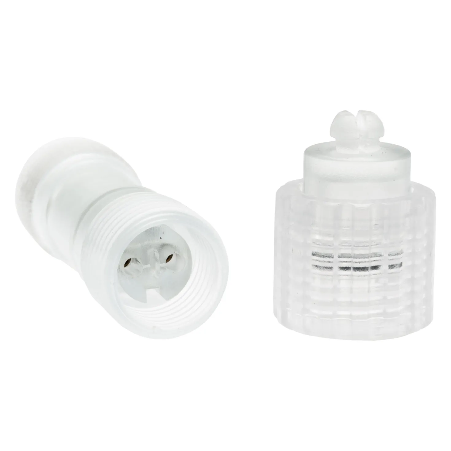 Cavo adattatore rigido trasparente PML, Entrata (Maschio) IP44, Uscita (Femmina) IP67