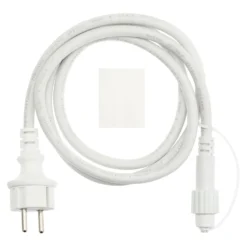 Cavo di alimentazione VINTAGE LED PRO, 1,5 metri, cavo bianco