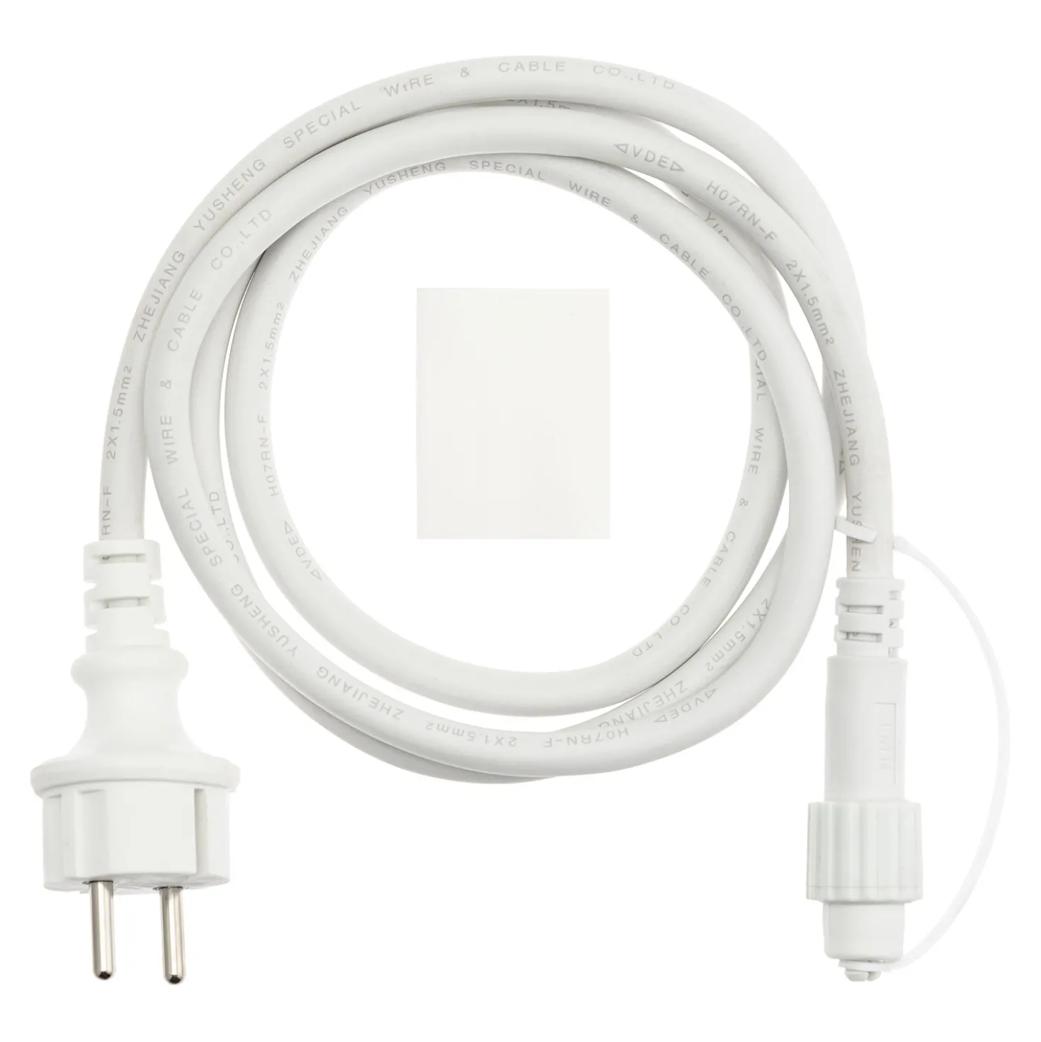 Cavo di alimentazione VINTAGE LED PRO, 1,5 metri, cavo bianco