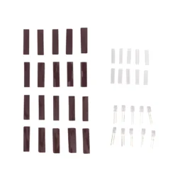 Connect+ Kit 10 LED di ricambio Ø 5mm, bianco caldo, guaine marroni