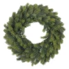 Corona Alpino in finto pino a batteria Ø 40 cm, 50 led integrati bianco caldo