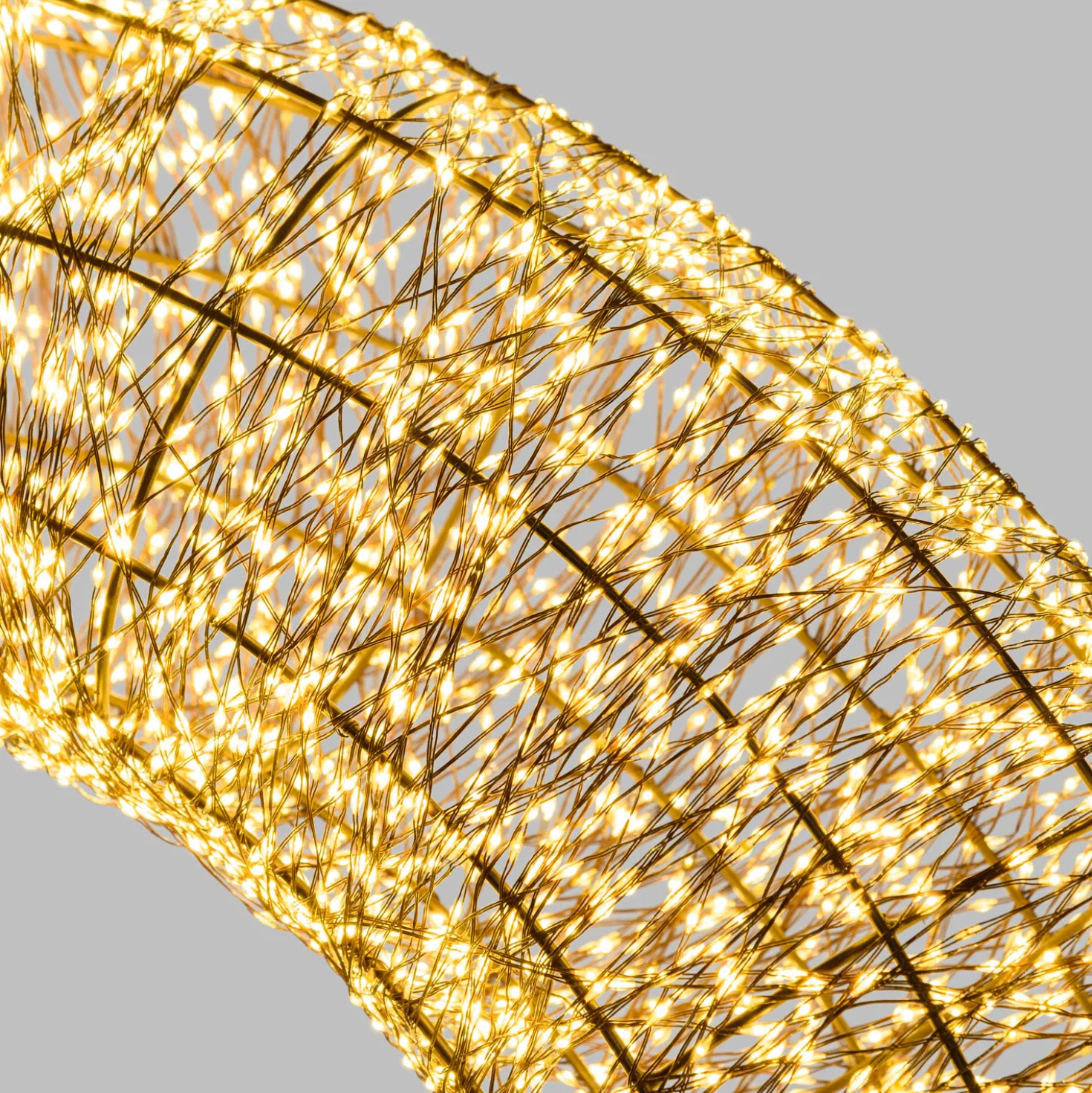 Corona 3D, Ø 110 cm, 15000 Micro led bianco caldo e bianco freddo, uso interno