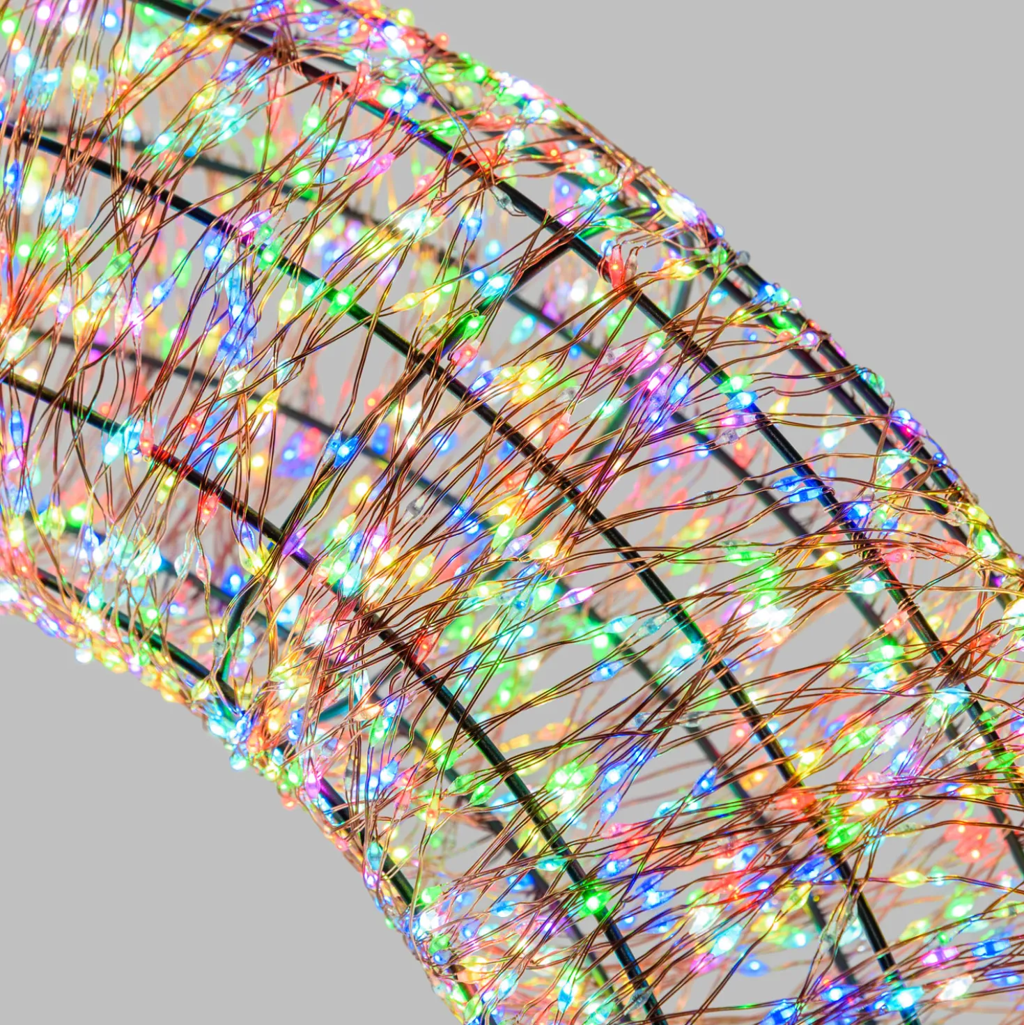 Corona 3D, Ø 75 cm, 6000 Micro led RGB cambiacolore, uso interno
