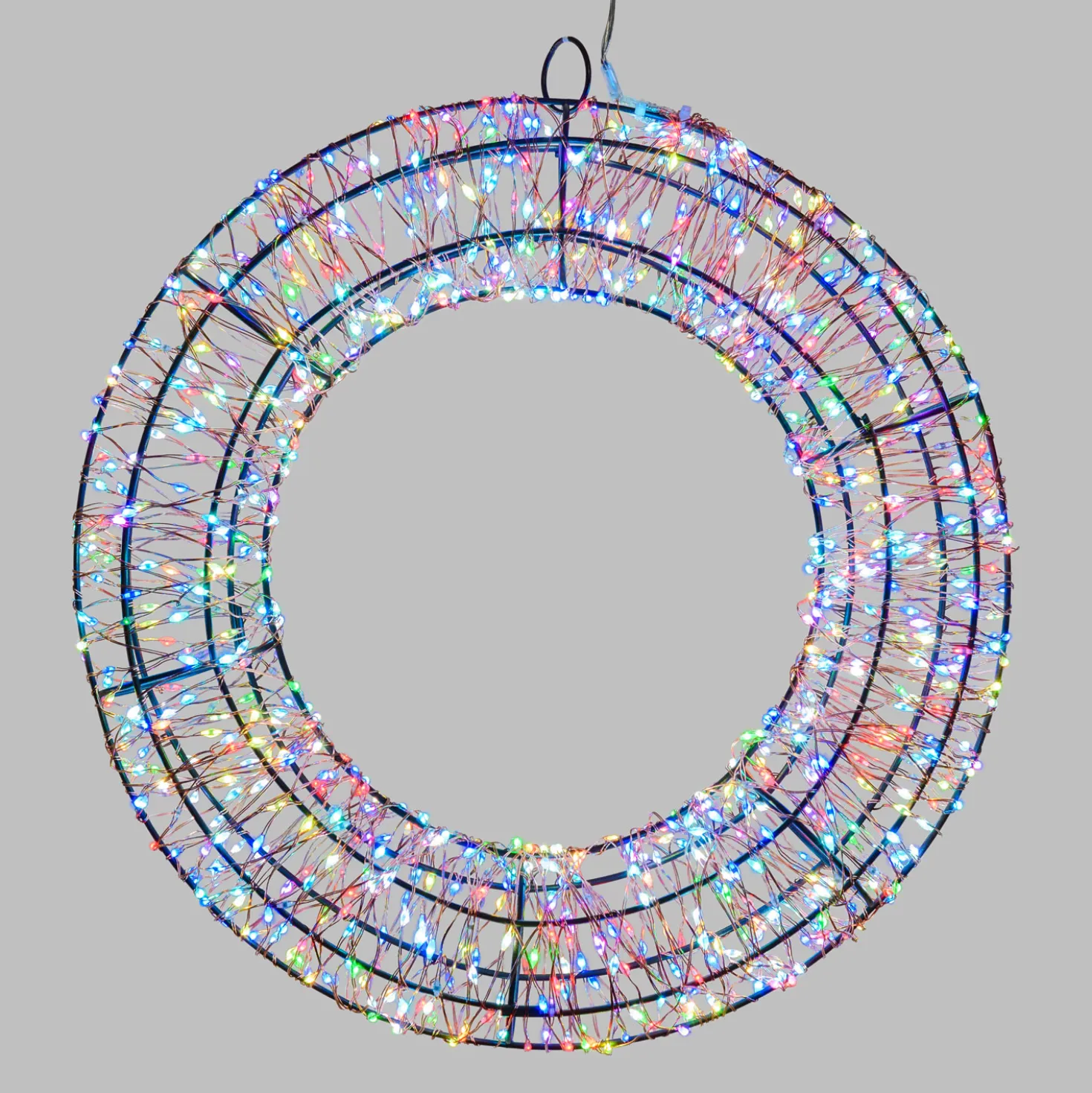Corona 3D, Ø 35 cm, 1000 Micro led RGB cambiacolore, uso interno