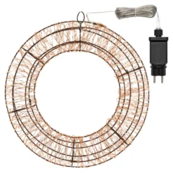 Corona 3D, Ø 35 cm, 1000 Micro led RGB cambiacolore, uso interno
