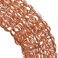 Corona 3D Rose Gold, filo a spirale, ∅60 cm, 720 microled bianco caldo