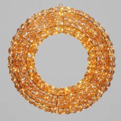 Corona 3D Rose Gold, filo a spirale, ∅60 cm, 720 microled bianco caldo