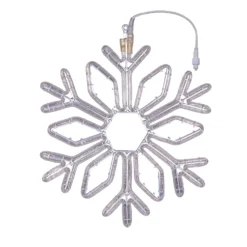 Cristallo di Neve in tubo luminoso, 52 x h 60 cm, 244 led bianco freddo