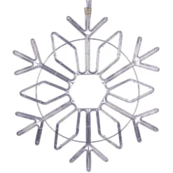 Cristallo di Neve in tubo luminoso, 87 x h 100 cm, 427 led bianco freddo
