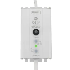 Dimmer e timer per decorazioni PML IP67, max 400 watt, cavo bianco