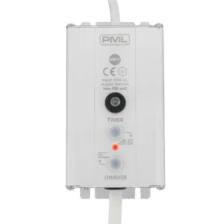 Dimmer e timer per decorazioni PML IP67, max 400 watt, cavo bianco