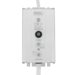 Dimmer e timer per decorazioni PML IP67, max 400 watt, cavo bianco