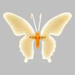 Farfalla in tubo ultraluminoso, 40 cm, 244 led bianco caldo