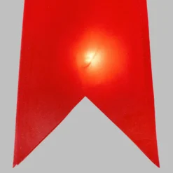 Fiocco Rosso effetto Velluto, h 60 cm, 24 MicroLED bianco caldo