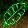 Foglia Tropicale Verde in tubo led effetto neon, 114 cm