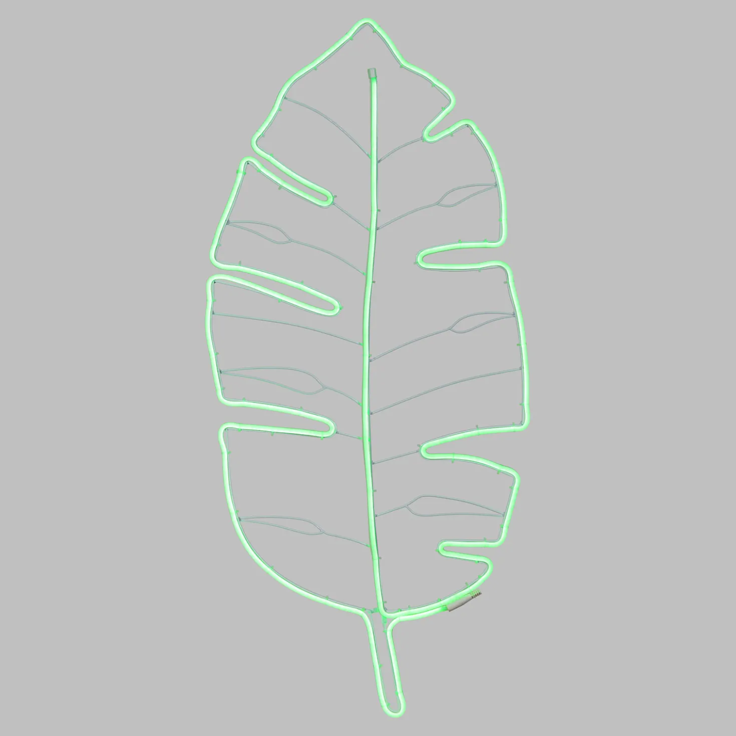 Foglia Tropicale Verde in tubo led effetto neon, 114 cm