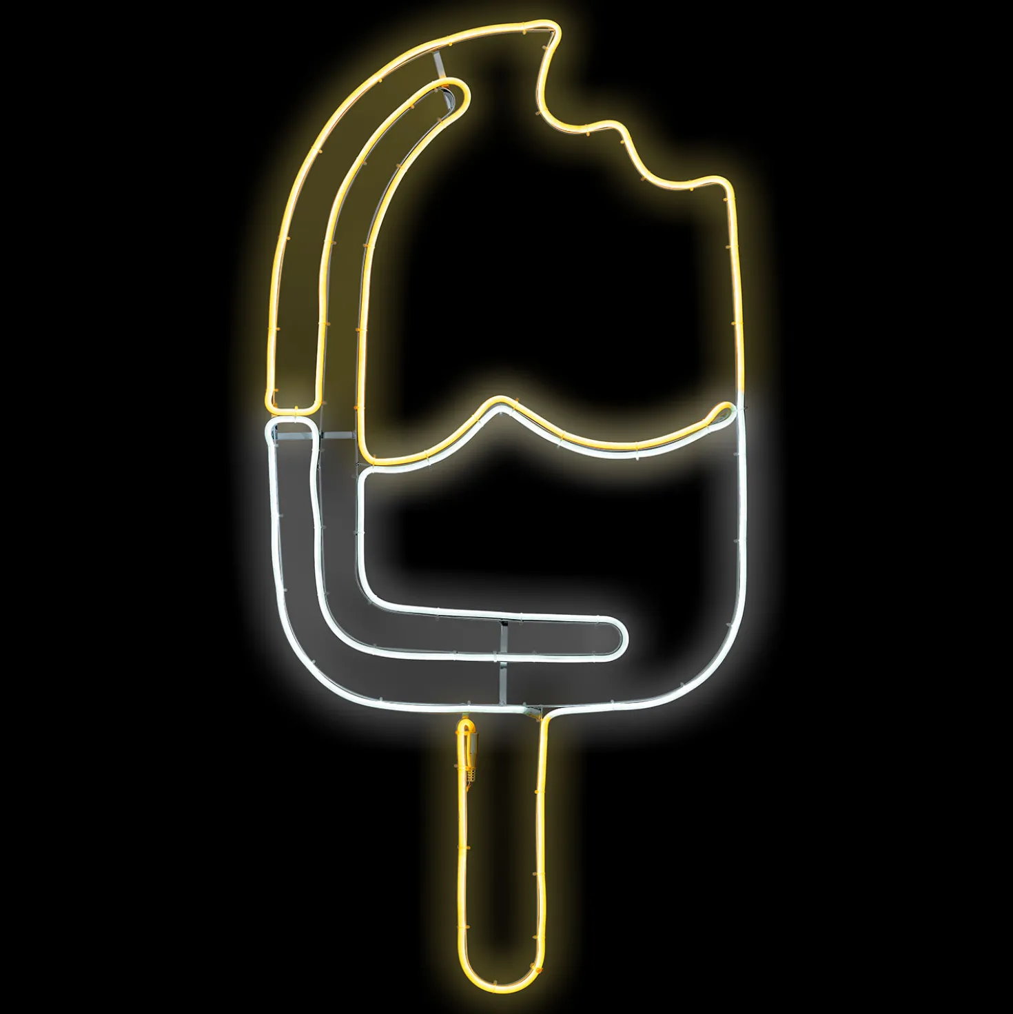 Ghiacciolo Giallo in tubo led effetto neon