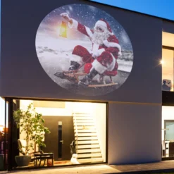 Gobo Babbo Natale con slittino