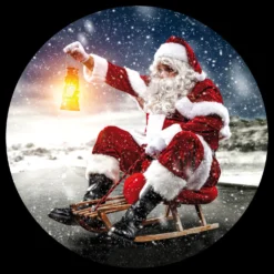 Gobo Babbo Natale con slittino