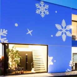 Gobo Effetto nevicata su sfondo blu