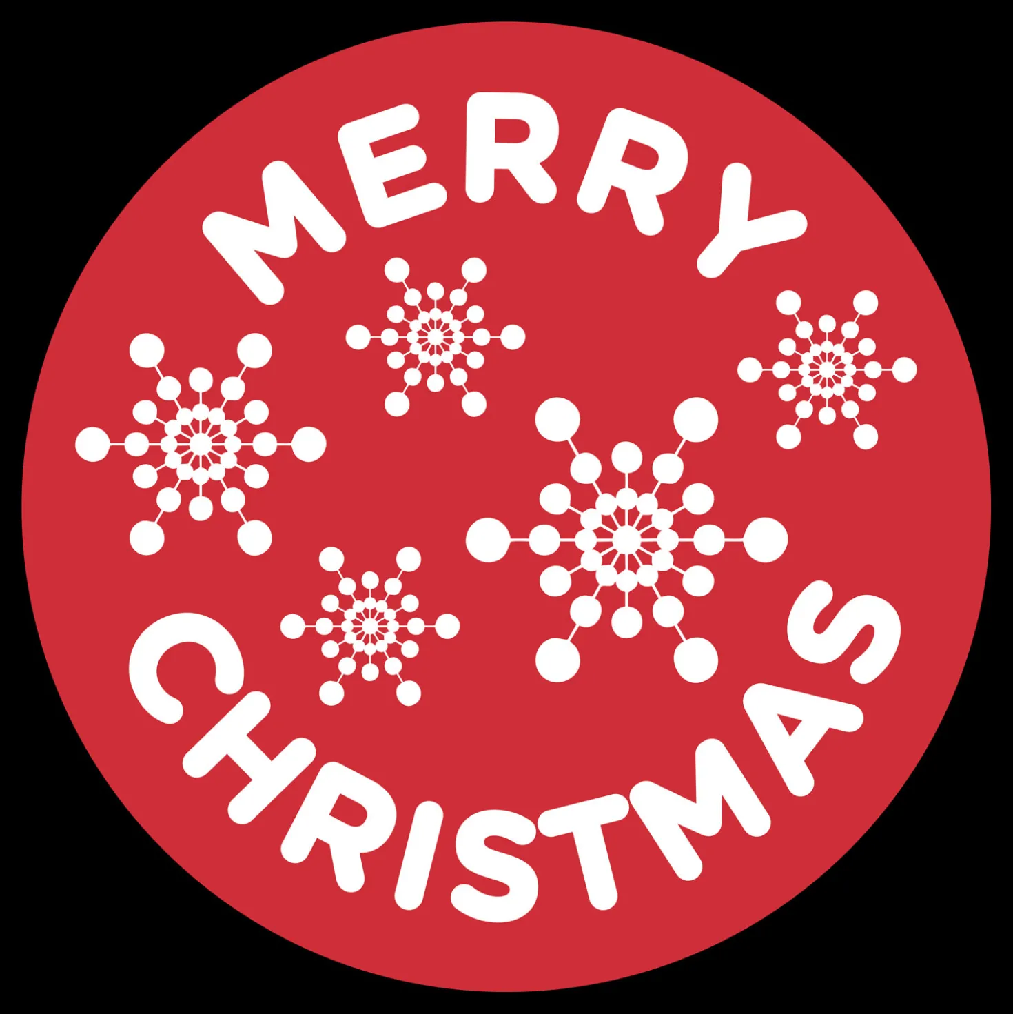 Gobo Merry Christmas con cristalli