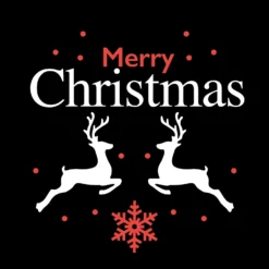 Gobo Merry Christmas con renne e cristallo
