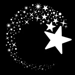 Gobo Stella cometa a spirale di stelle