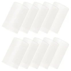10 Guaine termiche trasparenti con resina, Ø24-8 mm
