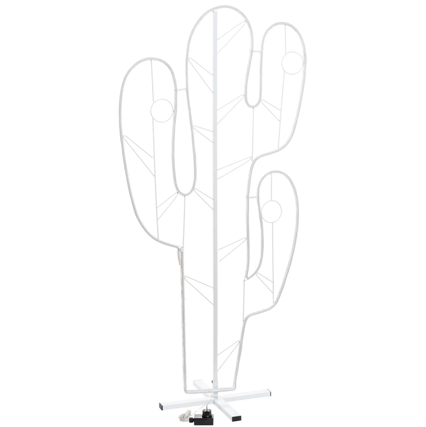 Lampada decorativa Cactus neon h 120 cm