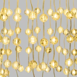 Lampadario decorativo a cascata, 1980 sfere LED bianco caldo