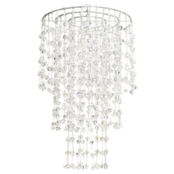 Lampadario decorativo a cascata, 574 sfere LED bianco caldo