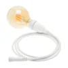 Lampadina led di 4 watt globo Ø 95 mm a sospensione, dimmerabile, 4 m di cavo bianco