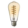Lampadina Vintage, filamento led a spirale, 4W