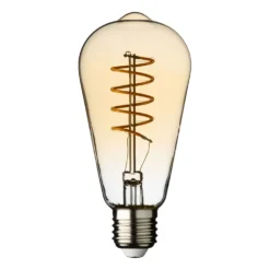 Lampadina Vintage, filamento led a spirale, 4W