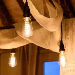 Lampadina Vintage, filamento led a spirale, 4W