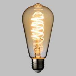 Lampadina Vintage, filamento led a spirale, 4W