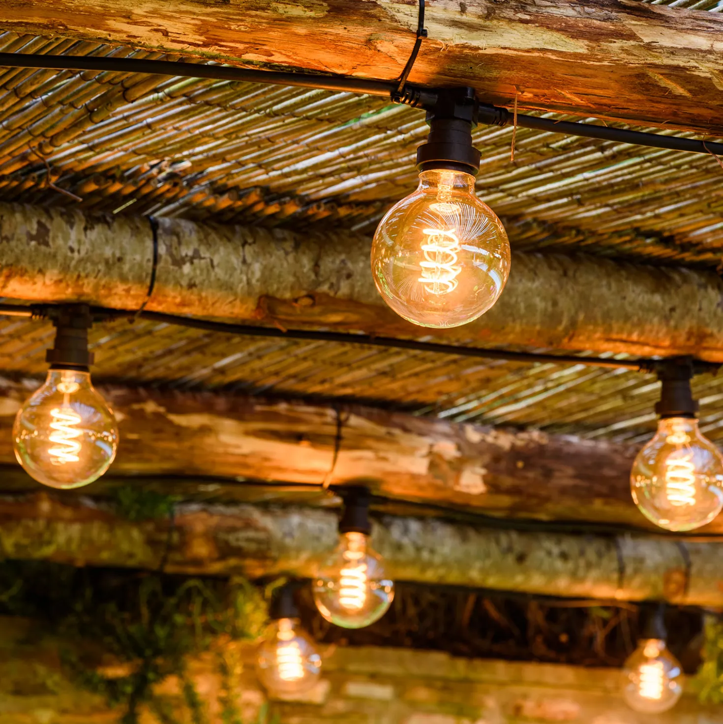 Lampadina Vintage Globo, filamento led a spirale, 4W