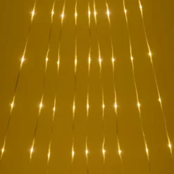 Magic Albero Stella Cometa, 3 m, gocce di luce led bianco caldo